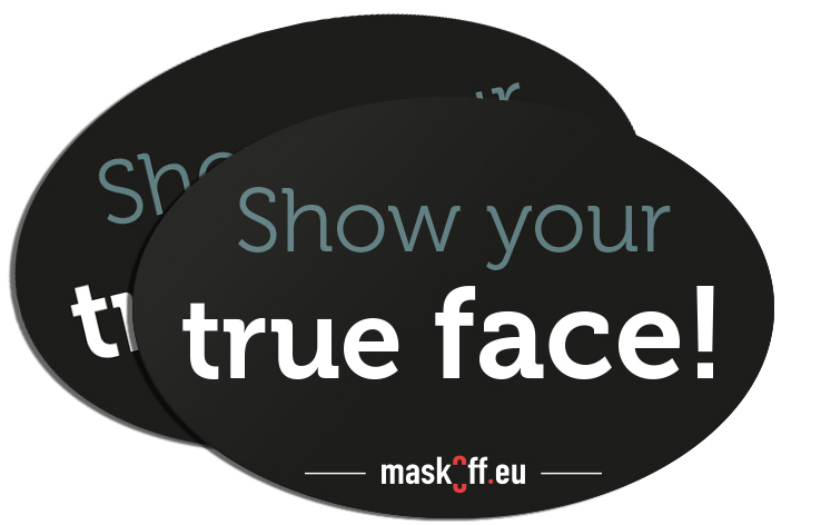 Sticker Show your true face