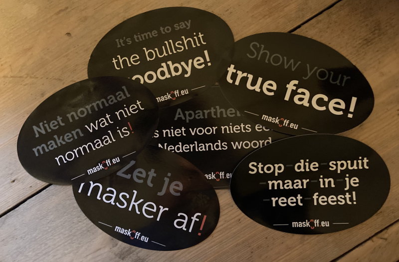 Combinatie van 6 stickers